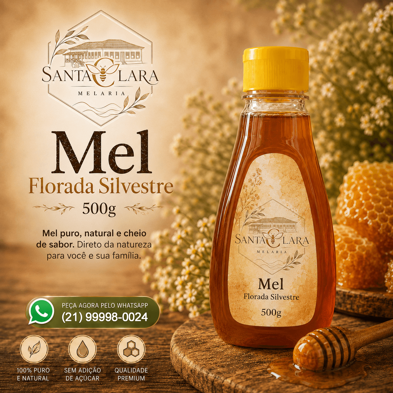 Mel Bisnaga 500 g
